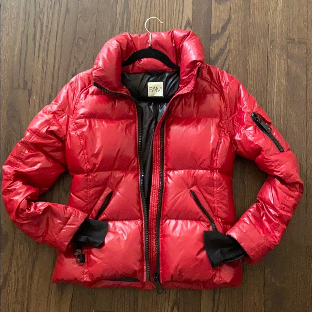 Red SAM Freestyle Puffer